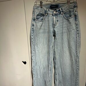 Aeropostale Super Low-Rise Baggy Wide Leg Jean